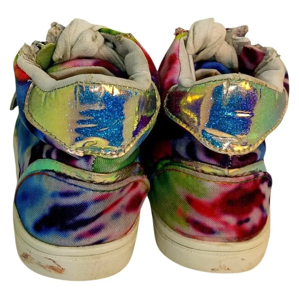 Steve Madden Tie Dyed High Top Sneakers - Big Girls Size 2